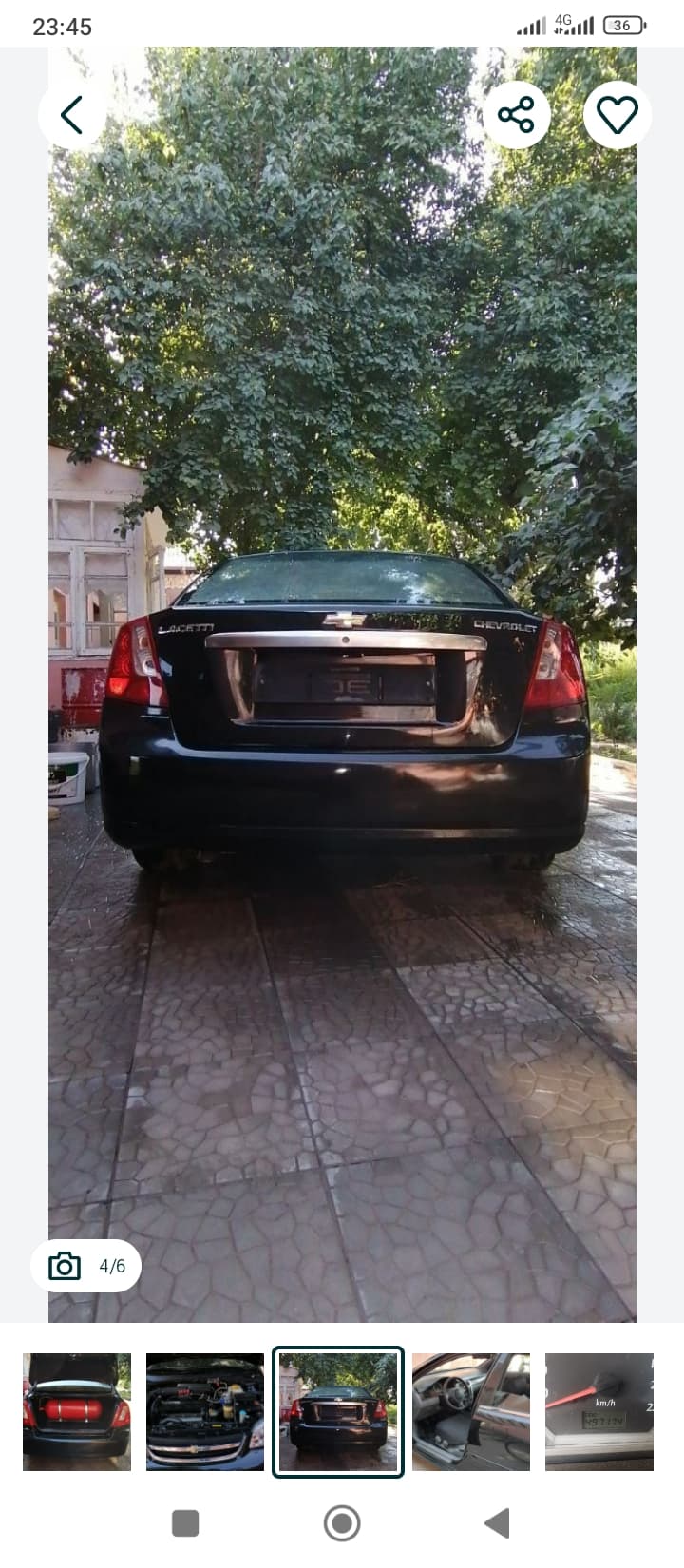 ГБО СПГ LACETTI SX 1.8L 2 поз. Йили 2006 йил. Ранги ҚОРА. Пробег 497 000 км.