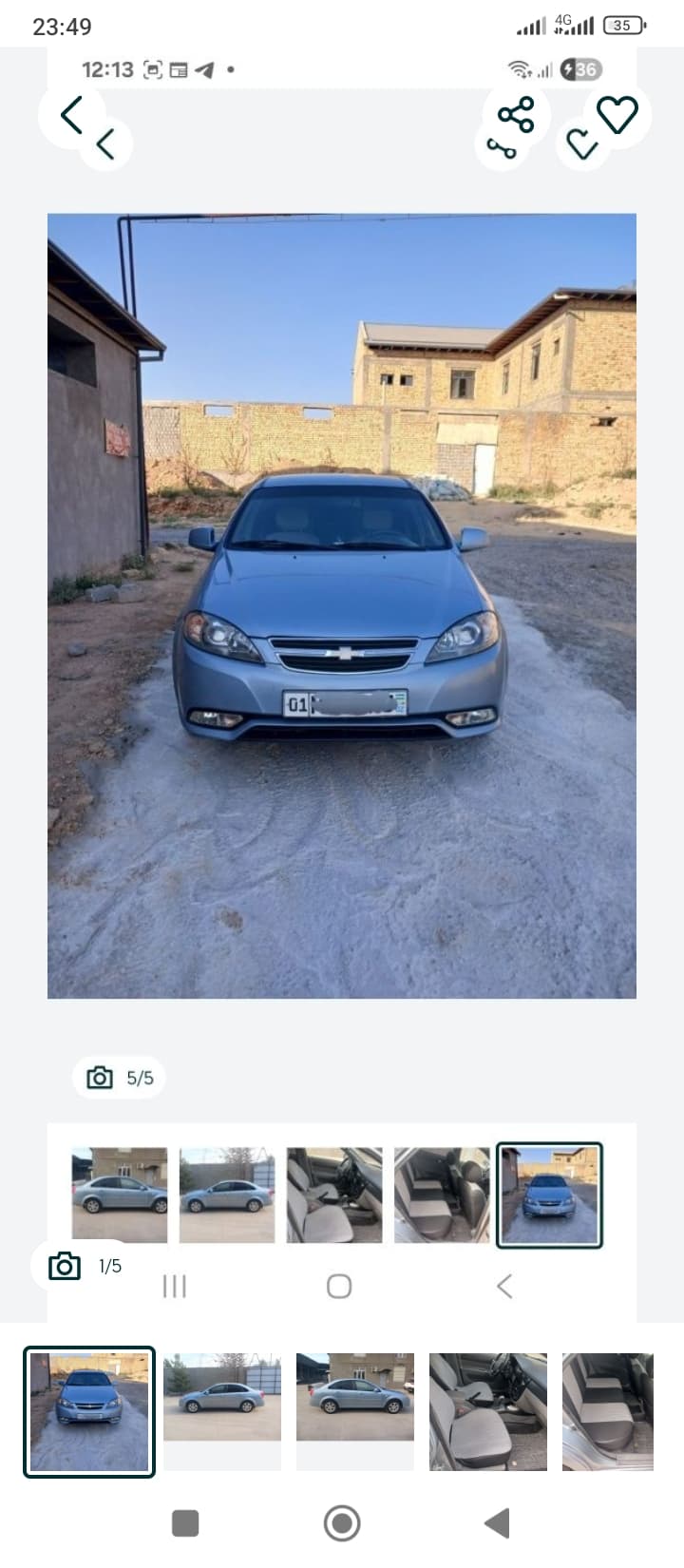 Gentra Gentra tezkor ijaraga beriladi.