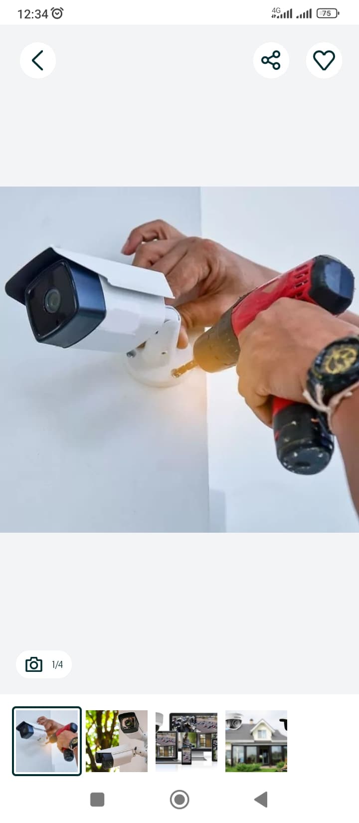 Biz video kuzatuv kameralarini o'rnatamiz va sozlaymiz.