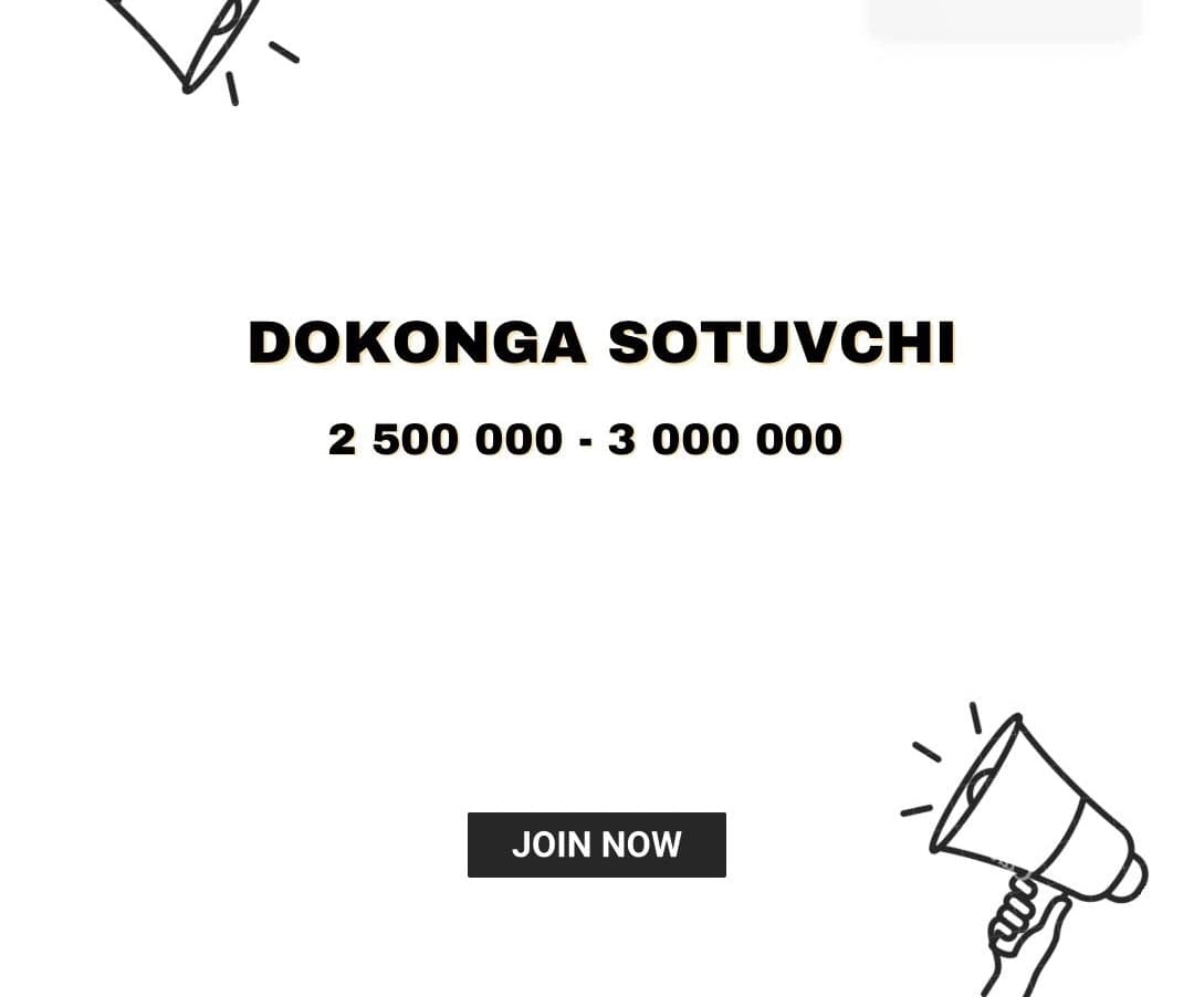 Dokonga sotuvchi qizlar kerak