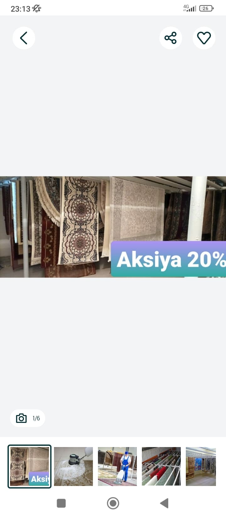 20% Aksiya Gilam Yuvish, Mebil Yuvish, Parda Yuvish Hizmati
