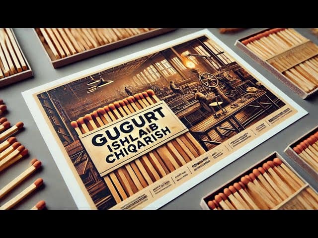 gugurt ishlab chiqarish fabrikasiga ishchilar kerak