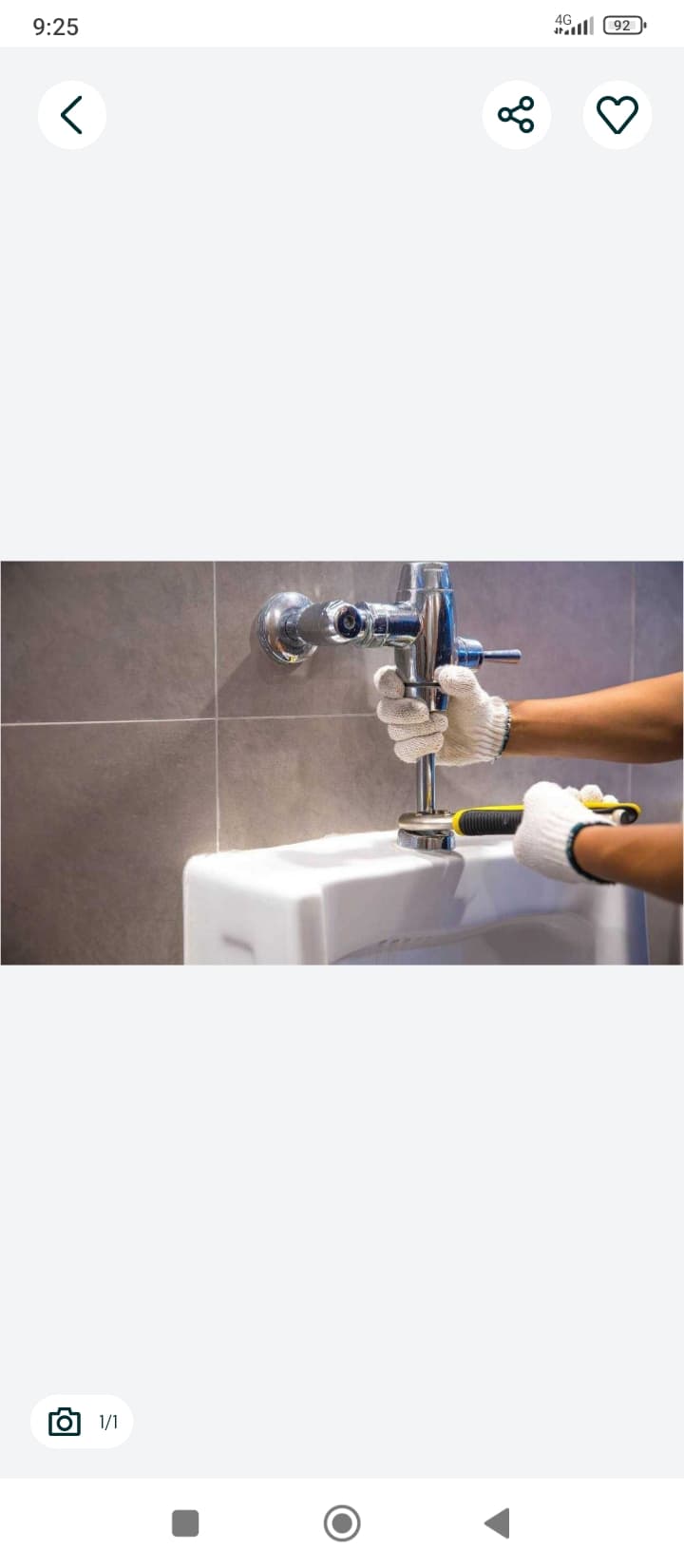Plumber xizmati / Santexnik xizmati 24/7