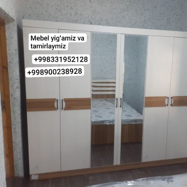 mebel yigʻamiz,  bitavoy texnika tuzatamiz