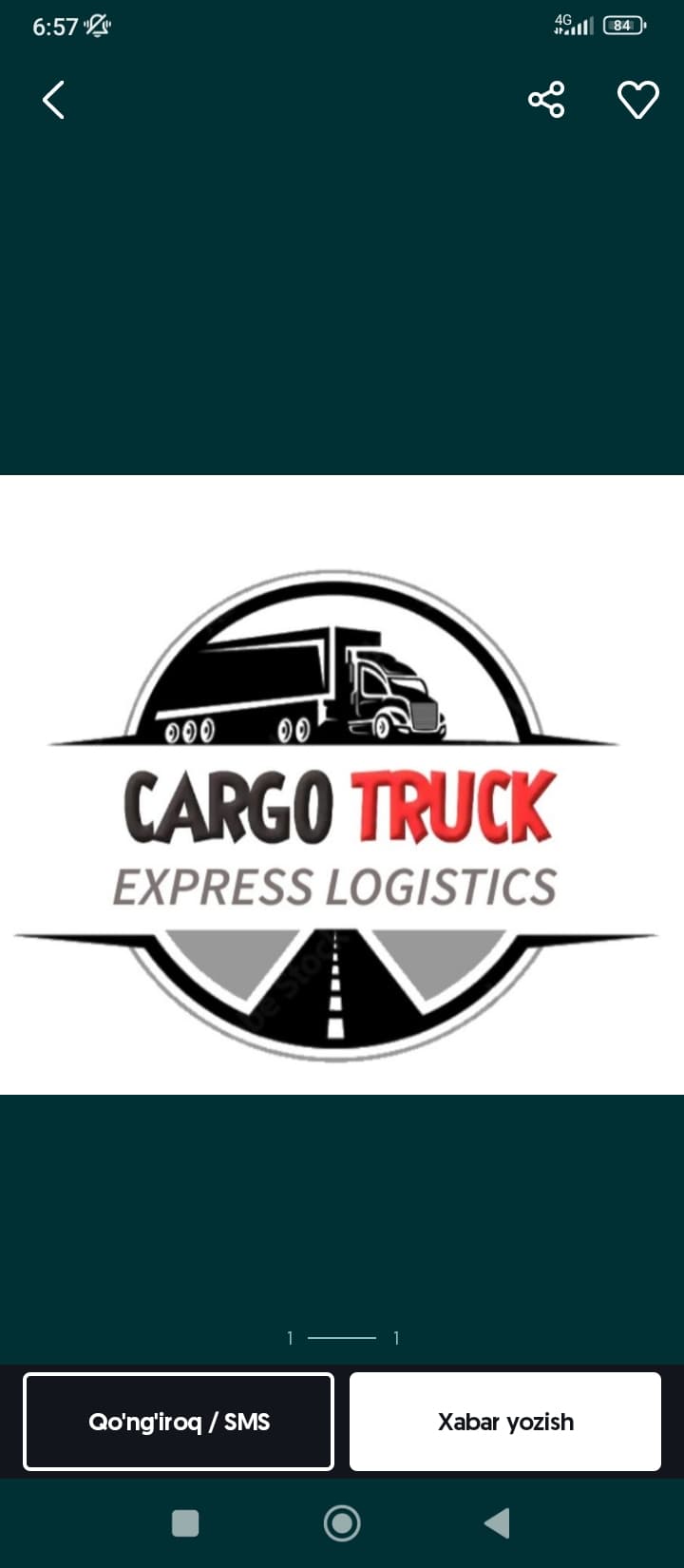 Cargo Truck Logistics hizmati