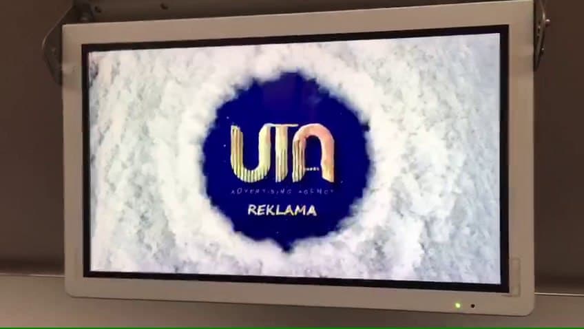 Metro vagonlaridagi monitorlarda reklama