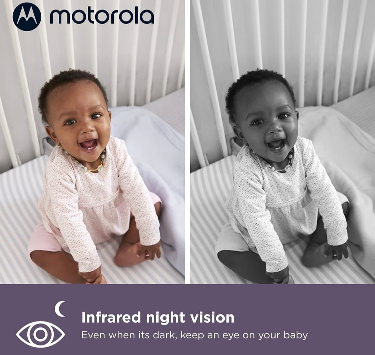 Baby Monitor Video Baby Monitor Motorola 5 dyuymli ekran HD 720p kamera + Wi Fi