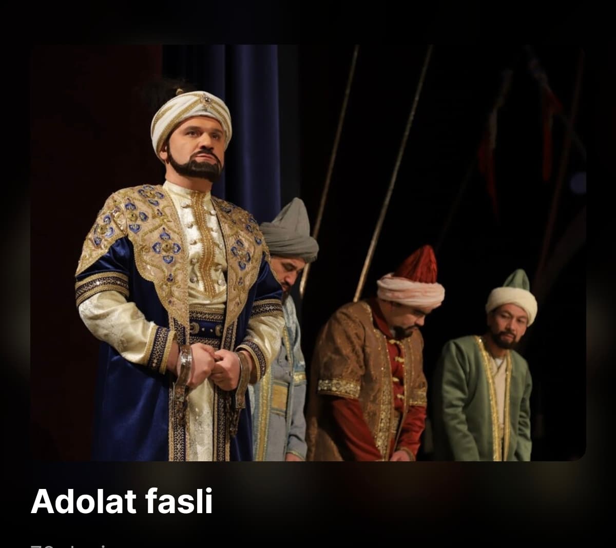 Adolat fasli teatri