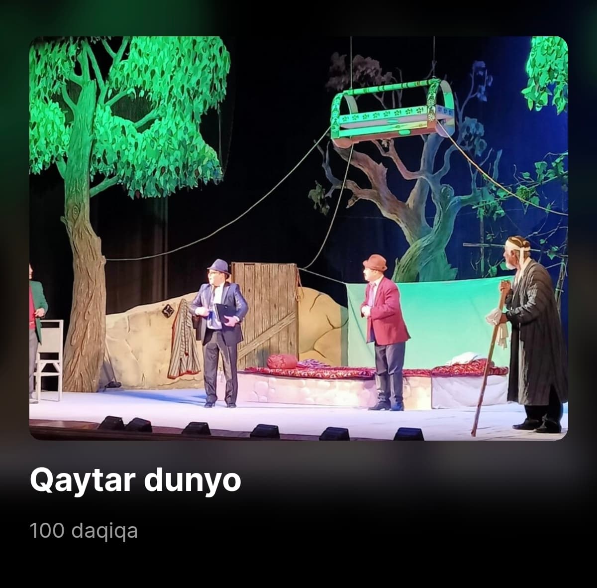 Qaytar dunyo teatr dasturi