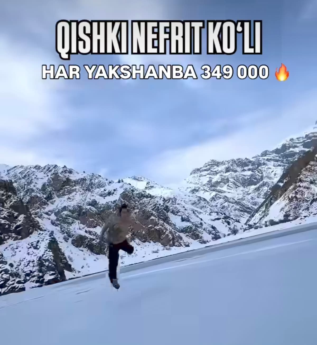 NEFRIT KO'LI - MUZLAGAN KO'LMANZARASIATIGA 350 000 SO'MDA