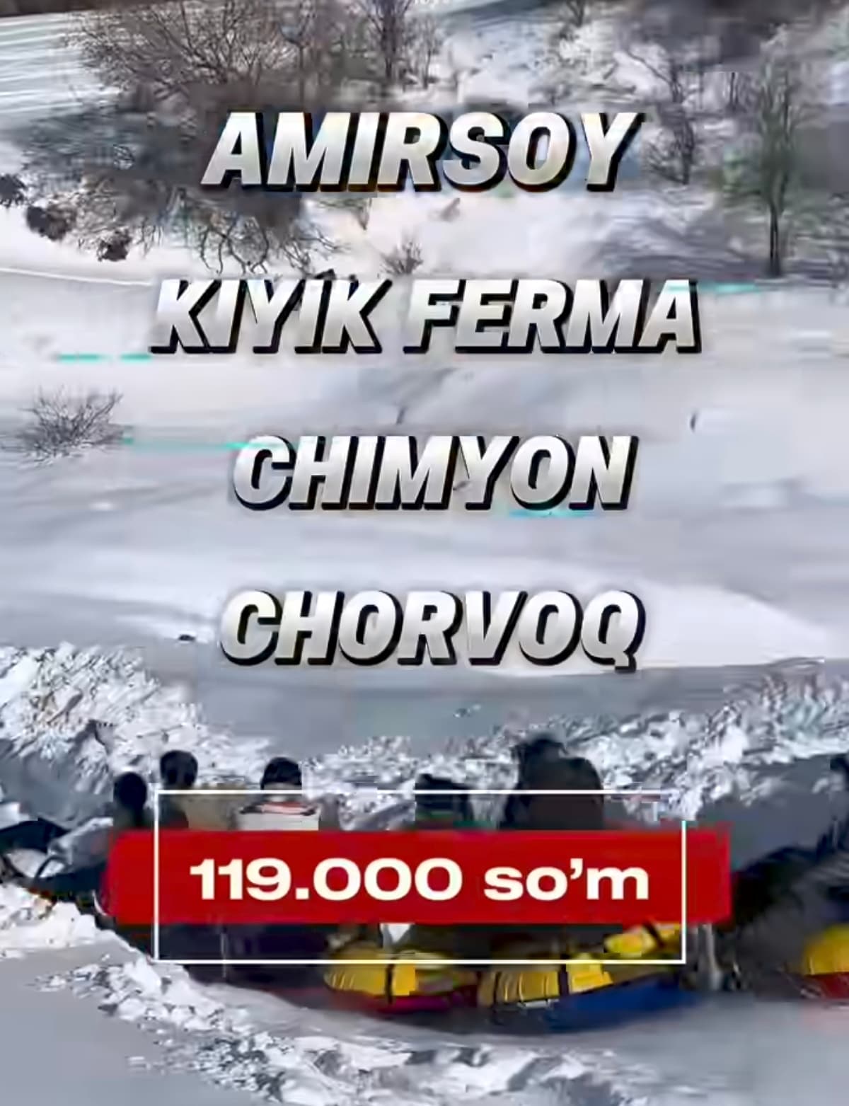 Amirsoy 1 kunlik 4 ta lakatsiya 199 ming so'm