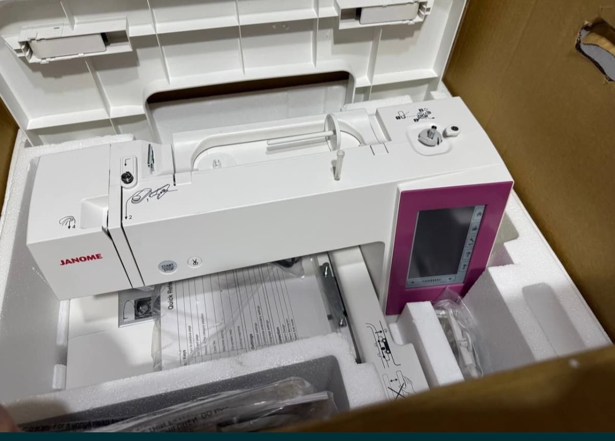 janome 450E memory craft vishevka mashinasi