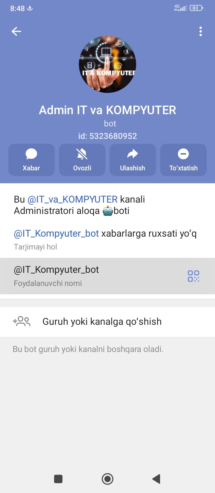 IT va kompyuterga oid reklamalaringizni, oʻquv kurslaringizni, bilim almashuv dasturlarngizni reklama qilishingiz mumkin.