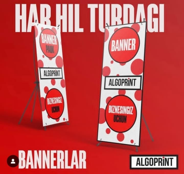 har xil turdagi bannerlar