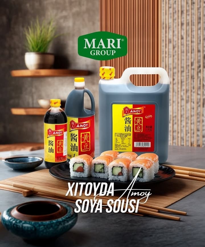 Ovqatlaringizga maxsus ta’m taqdim etadigan a’lo sifatli Xitoy soyali “Amoy” sousi!