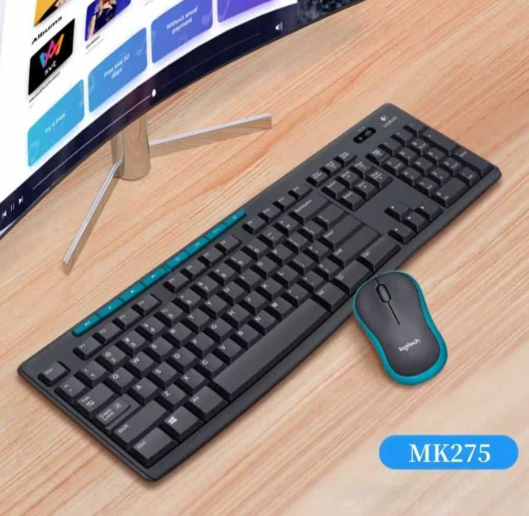 Logitech mk275 simsiz klaviaturasi va ayiqcha