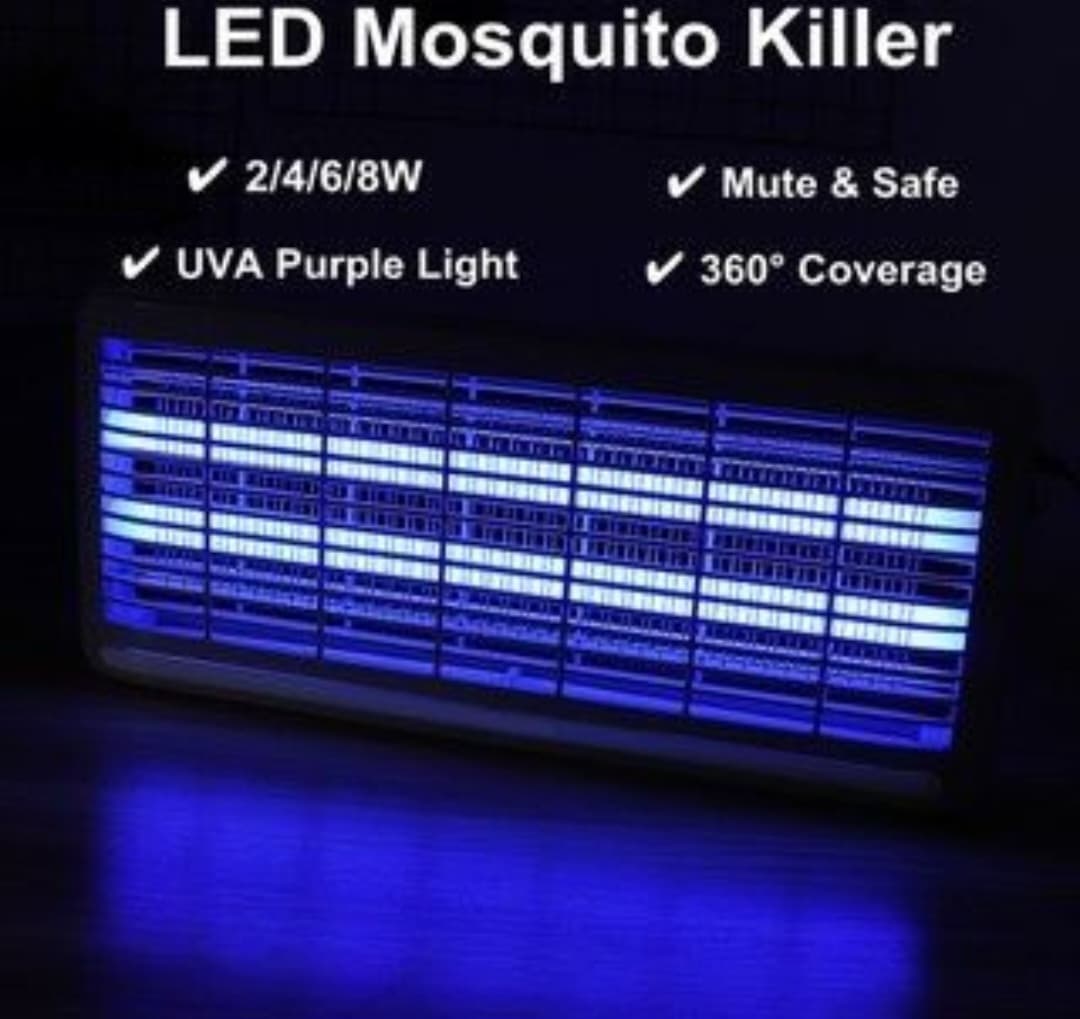 Kuchli zararkunandalarni o'ldiruvchi! Yetkazib berish! 6W. LED. 40 sq.m uchun muljallangan!