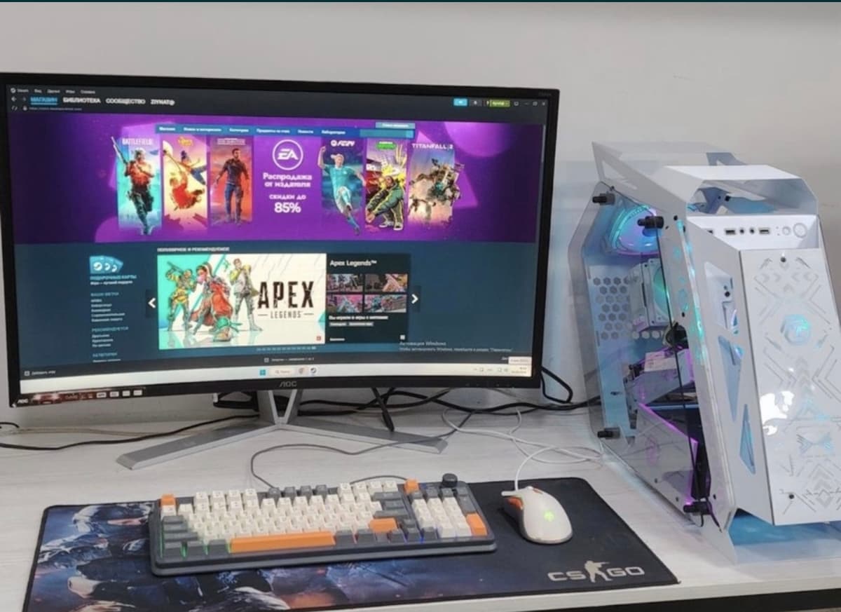 CS:GO, GTA 5, DOTA va PUBG uchun o'yin kompyuteri