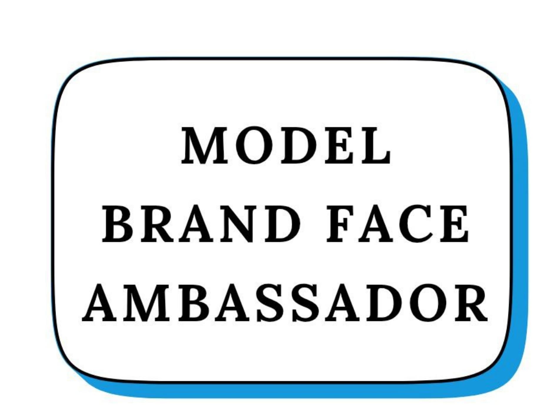 Model / brand face / ambassadorman