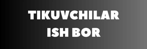Tikuvchilik sehiga malakali professional tikuvchilar ishga qabul qilamiz