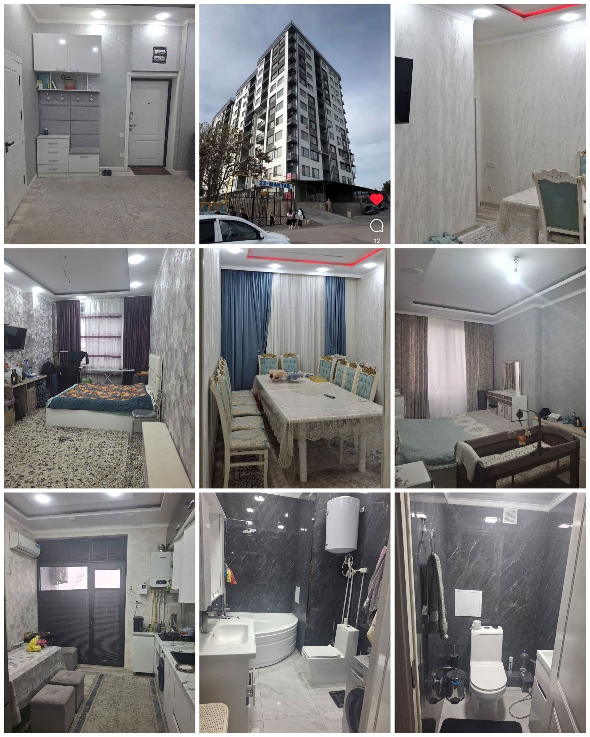 Sotiladi kvartirasiYangi bino120 m²