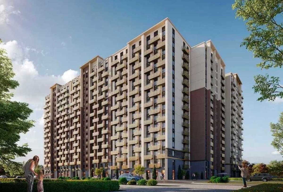 ЖК BI SAN`AT 2-к квартира 57.74 м2. г. Ташкент, ул Фергана йули