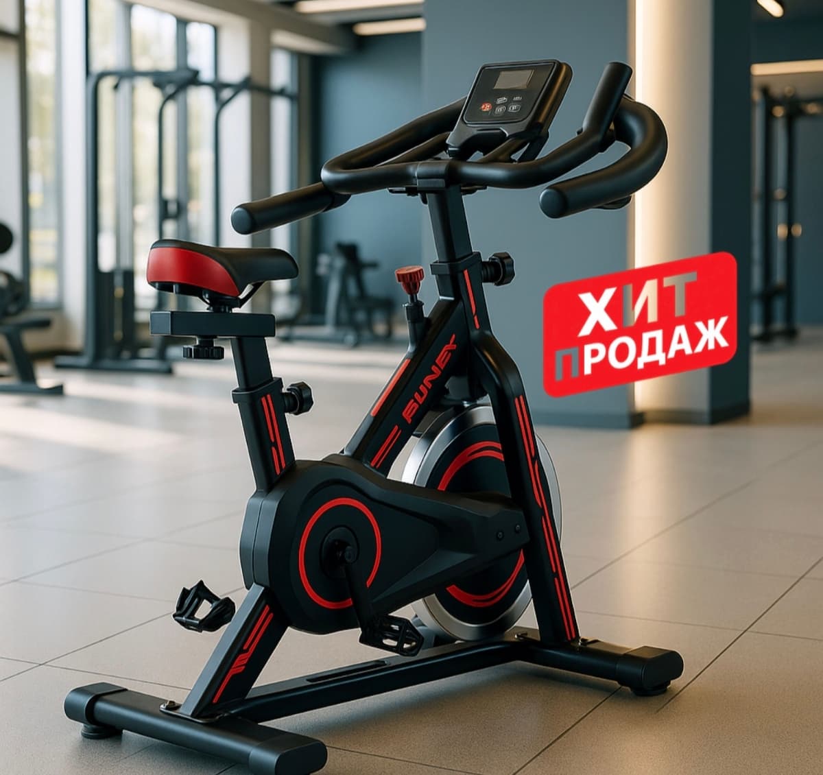 RUNEX T44 mashq velosipedi uy uchun ishonchli model hisoblanadi