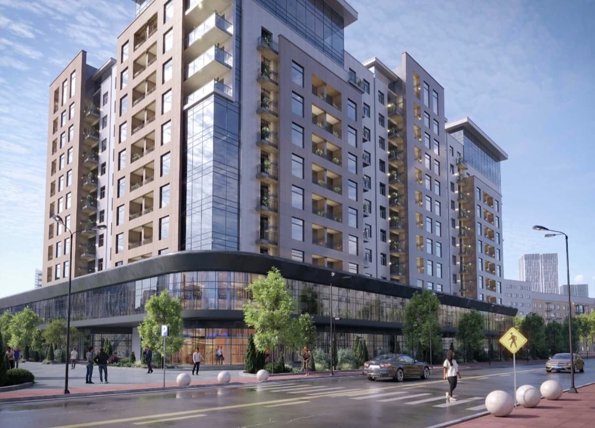 JK "Zilan Residence". 1 спальня, 48,1 м², Мактумкули, Технопарк.