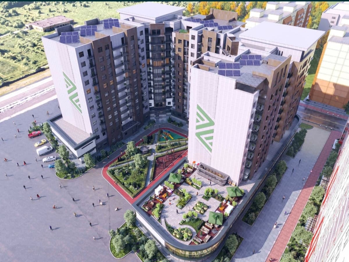JK "Zilan Residence". 1 спальня, 48,1 м², Мактумкули, Технопарк.