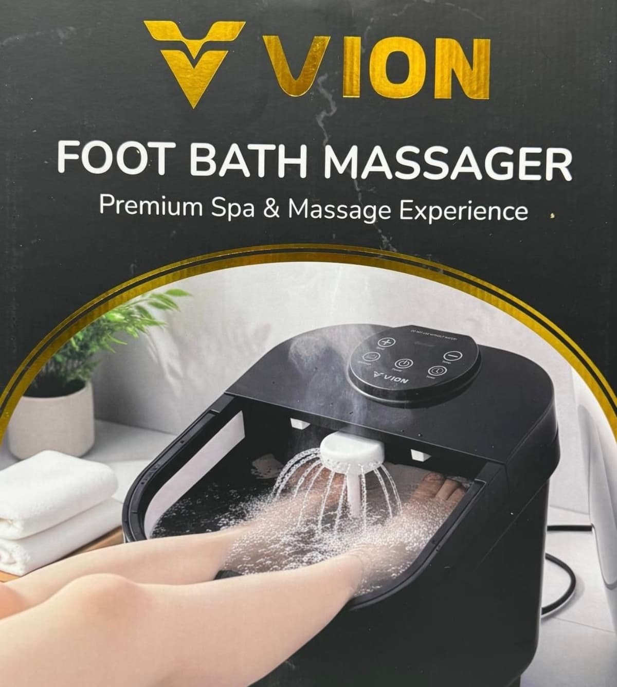 Oyoq uchun Spa vannasi | Isitish massaji |