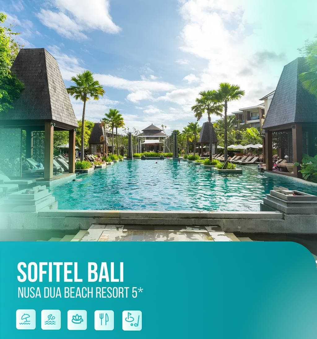 SOFITEL BALI NUSA DUA BEACH RESORT 5*: Balida kompromisssiz sotuvda