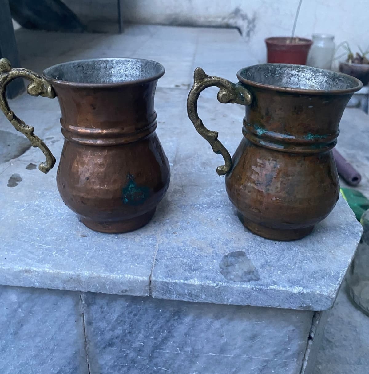 Кружки медные