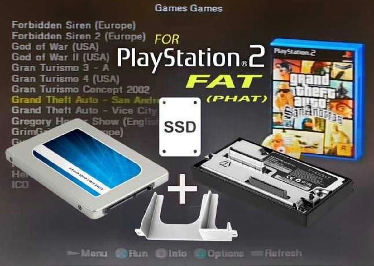 Playstation 2 запис игр на HDD и fleshka
