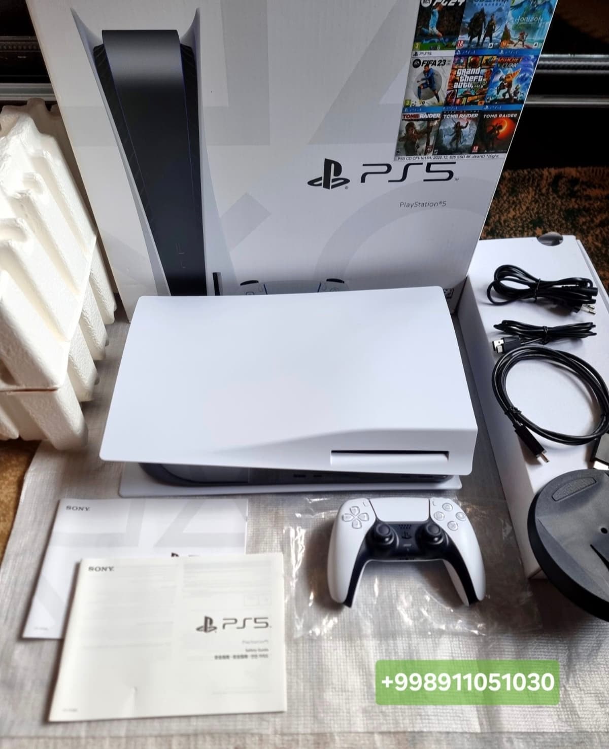 PlayStation 5 diskovodlik yangi full komplekt 4k UltraHd 120GHz.