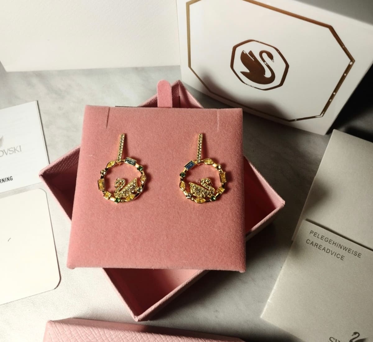 Серьги SWAROVSKI Rainbow