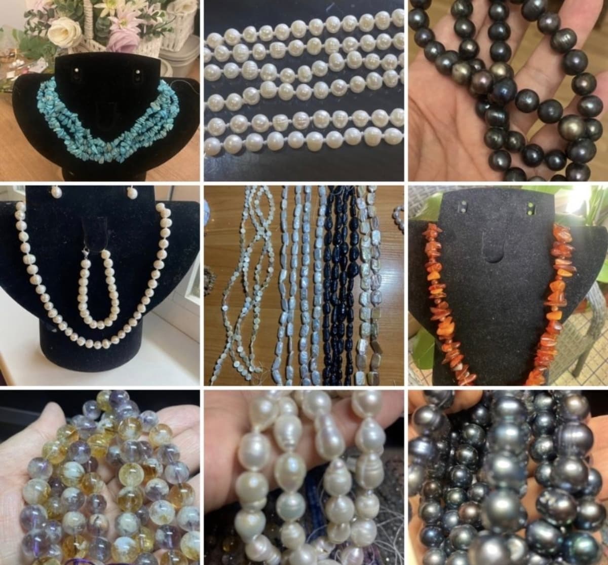 Продам украшения  из  жемчуга и камней