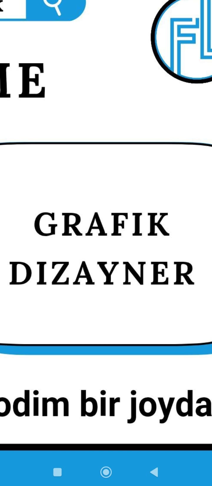 Grafik dizayner man ish kerak