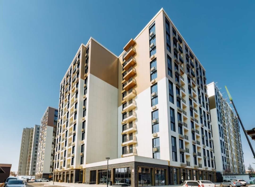 NRG JOMIY turar-joy majmuasi Usta Shirin ko'chasida 70.47 m² 3 xonali kvartira