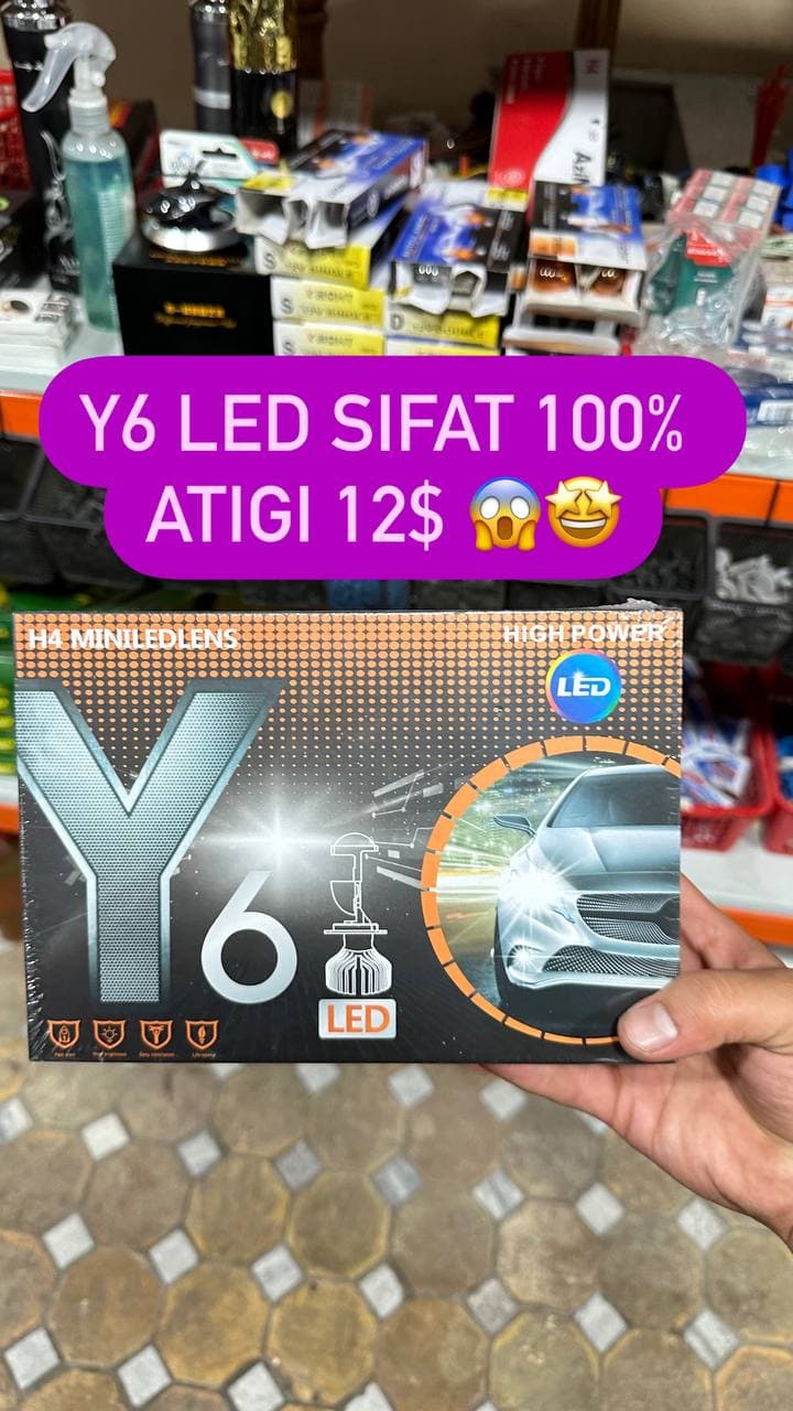 Y6 LED yangicha fason