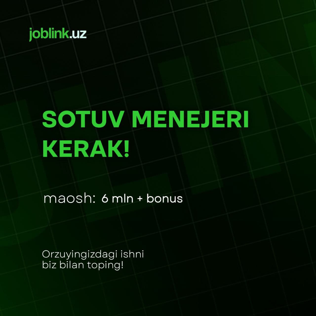 Sotuv menejeri zaru