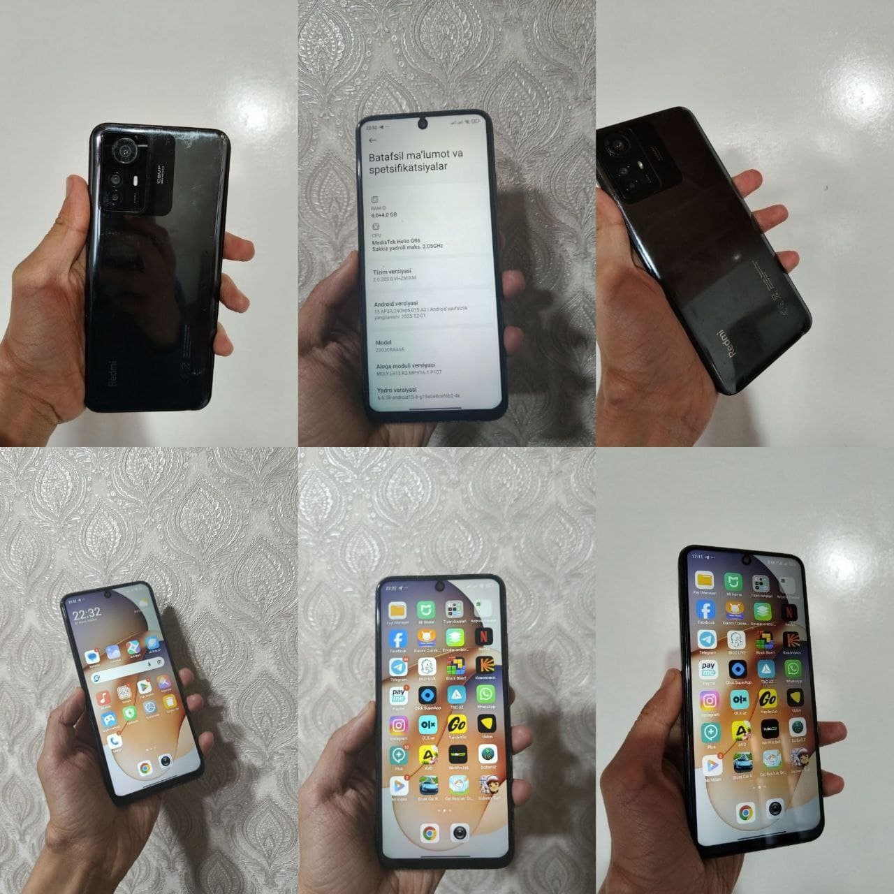 Redmi 12s  8/256 sotiladi
