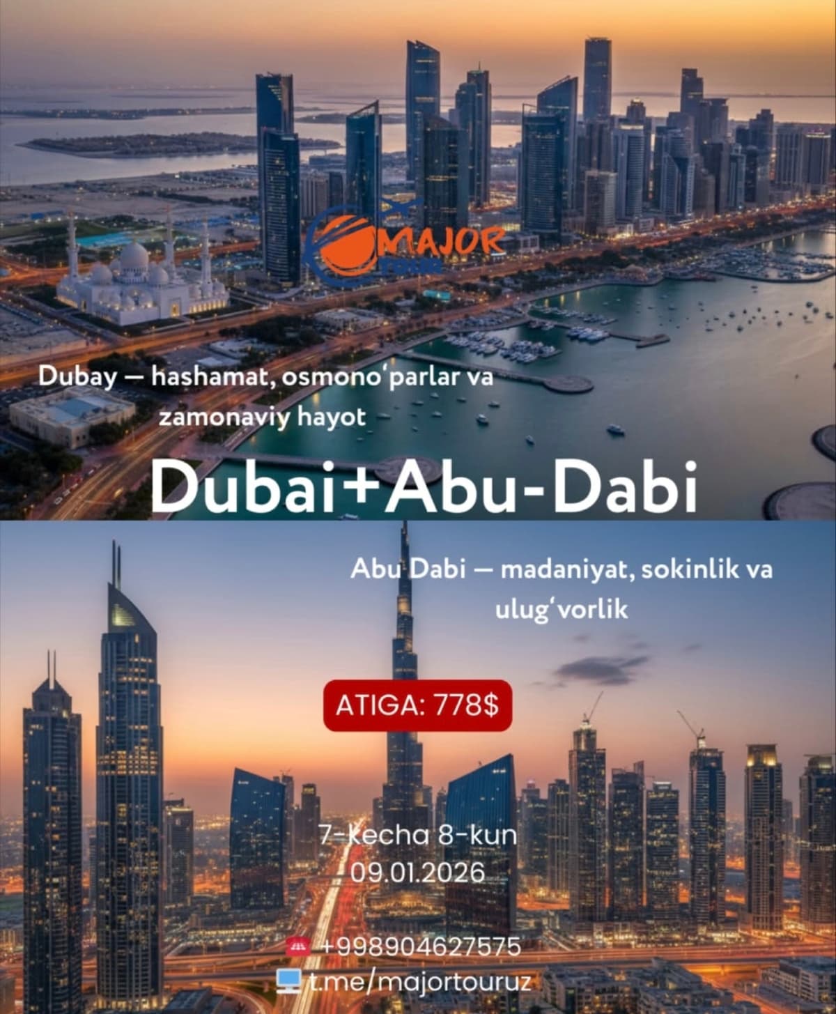 Dubai + Abu Dhabi