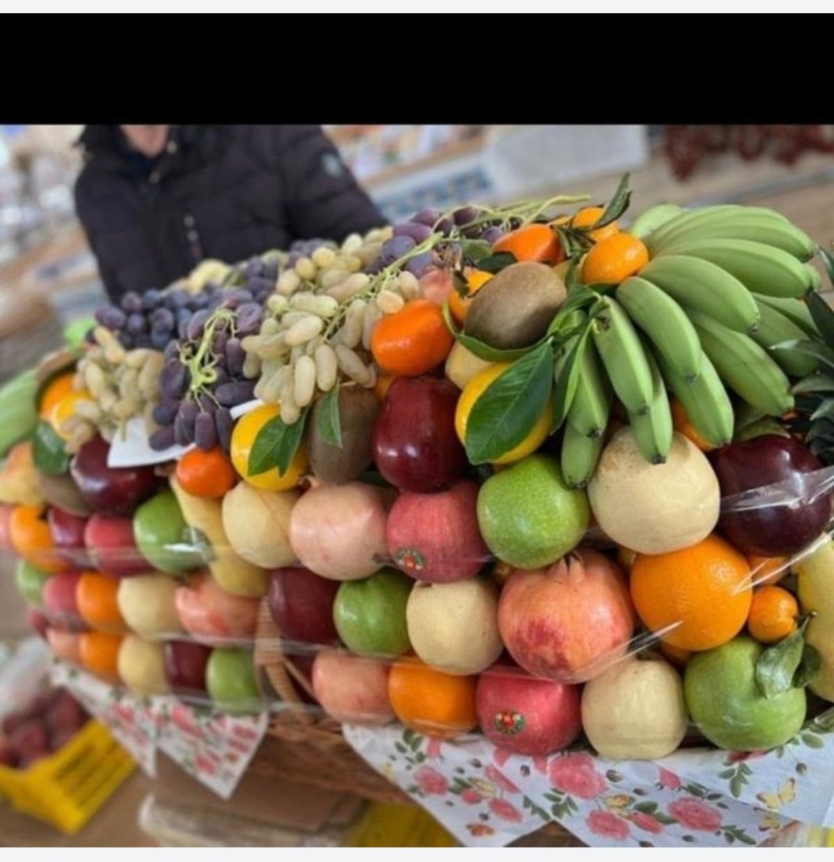 Bayram uchun Mewa savatlar