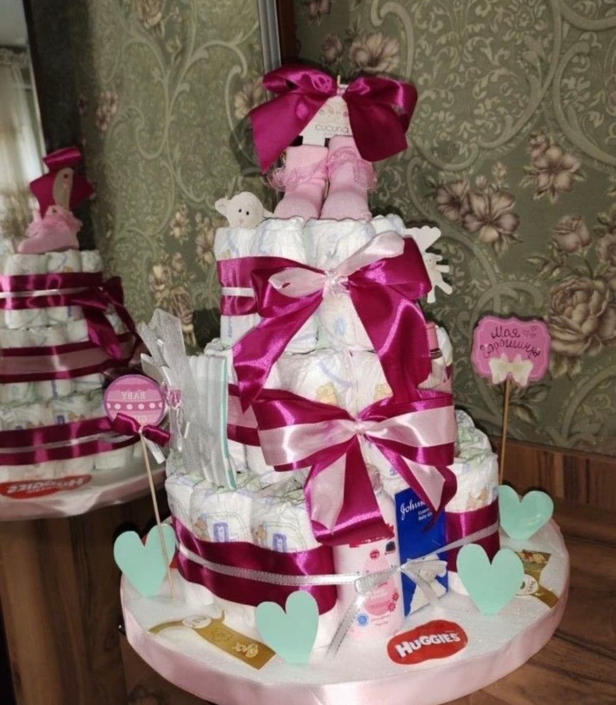diaper cake gift beshik wedding pampers cake pampers tort