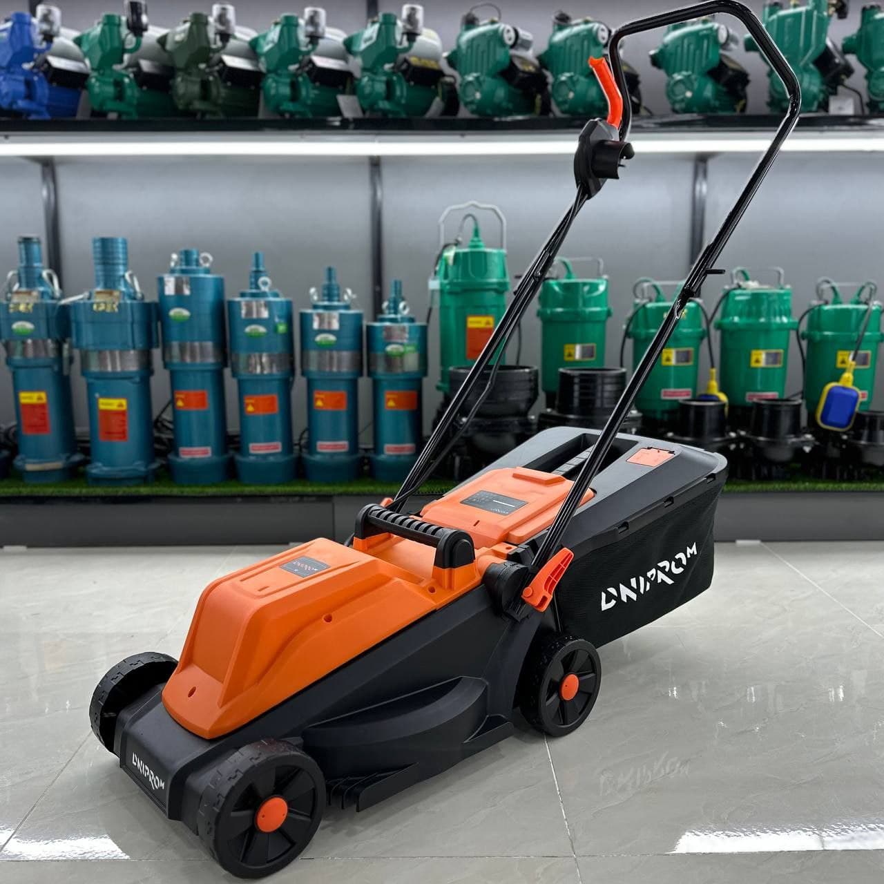 Electric lawn mowers for rent