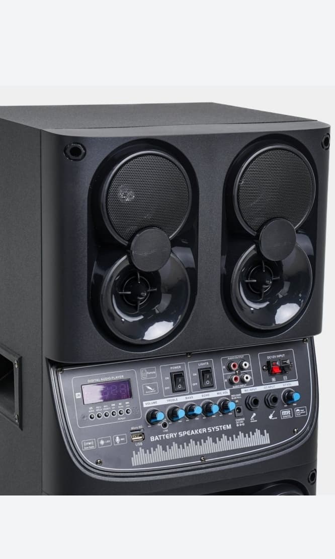 Large acoustic system. Bluetooth Avcrowns CH-1021. With microphone. 115cm.