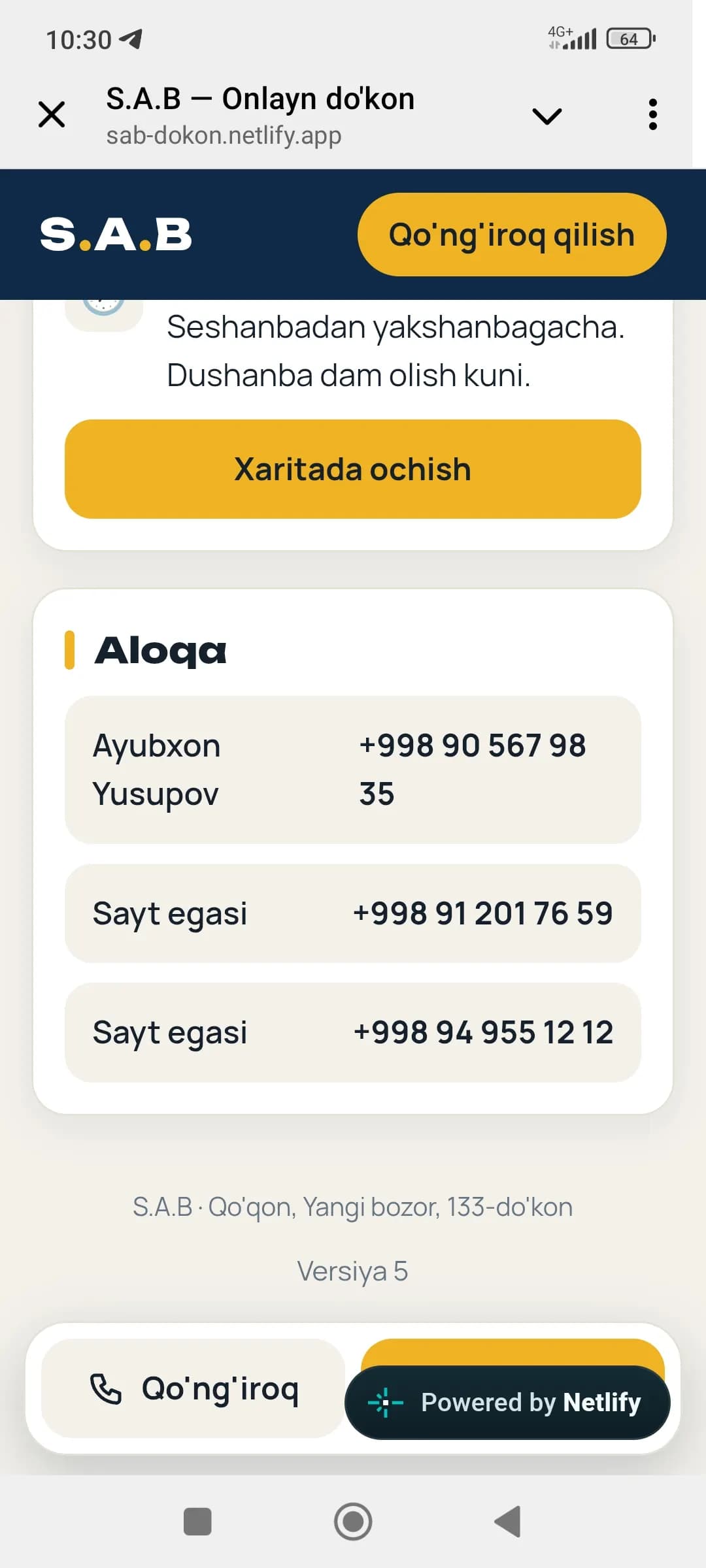 Ready-made website for sale - 20+ orders per day, with hosting Online store website for sale: design, admin panel, domain included Website for business - ready in 1 day, from 1 million soums