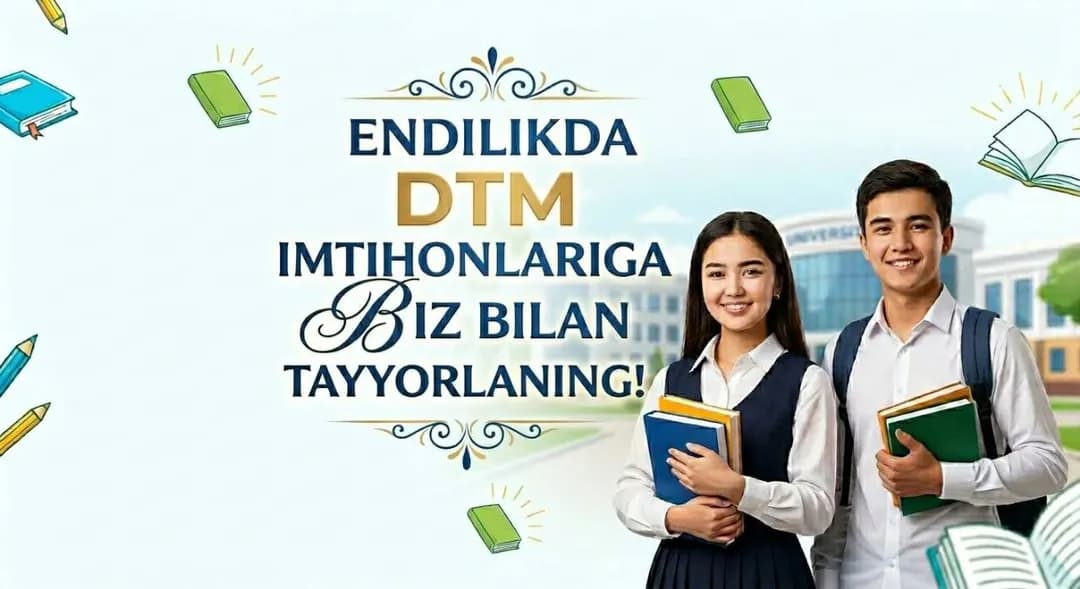Maqsadingiz — talaba bo‘lish, biz esa bu yo‘lda sizga ko‘maklashamiz!
