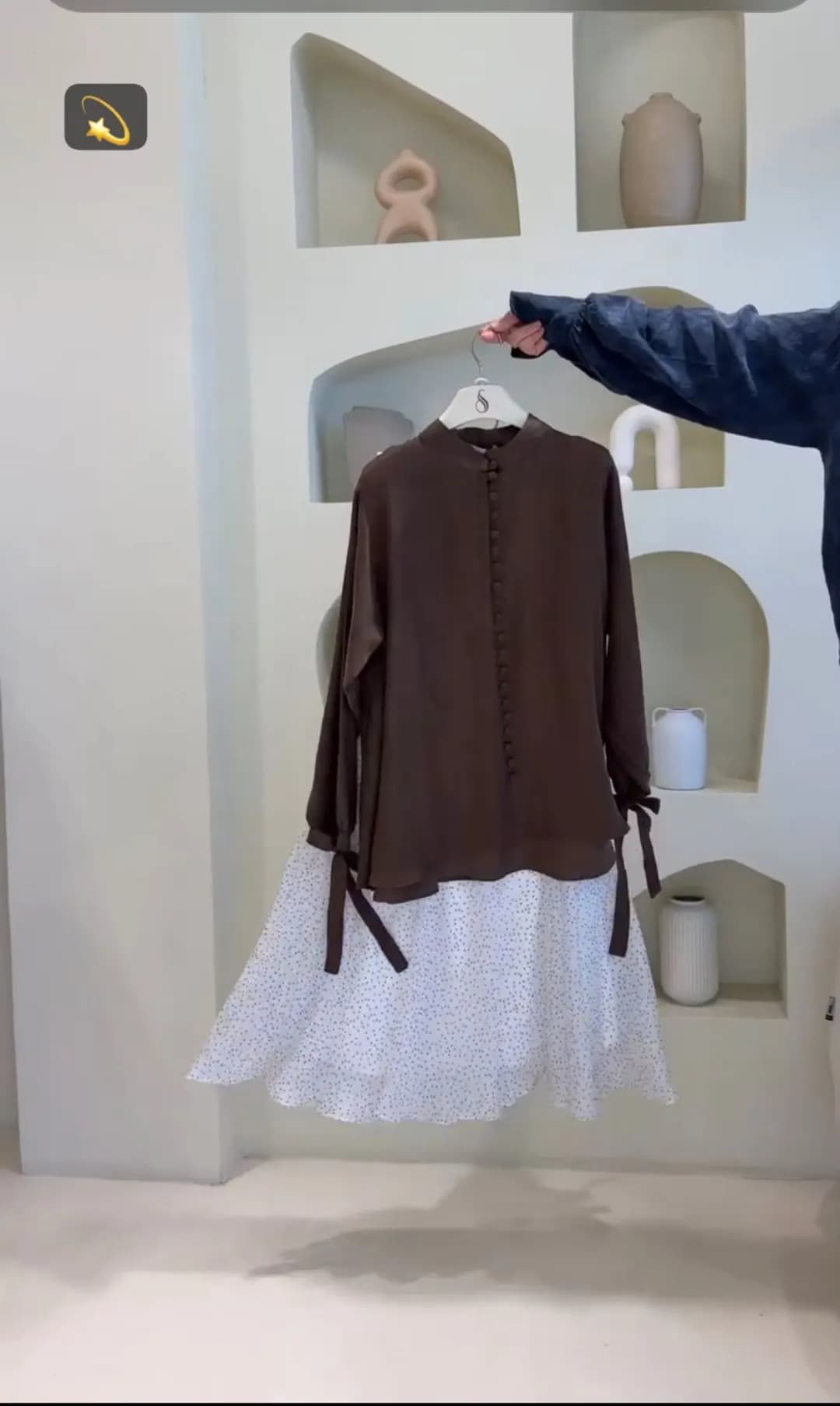 The meatball skirt is light. for summer