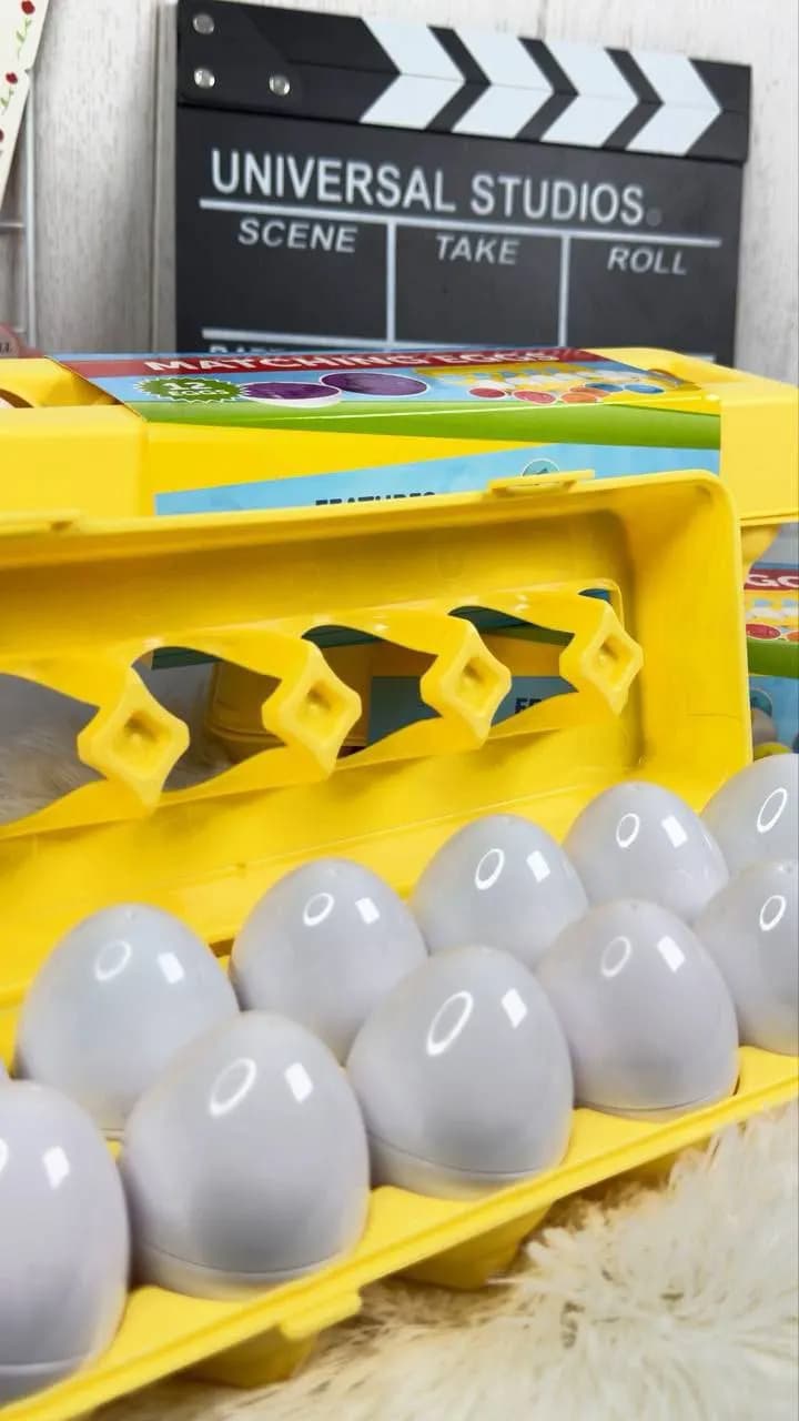 Colored Shaped Egg Game